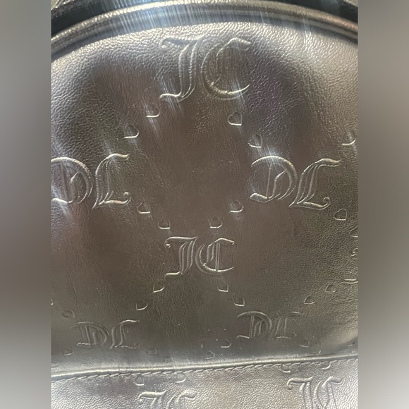 Juicy Couture Rosie Mini Backpack | Silver Metallic Logo Bag | - Picture 8 of 10